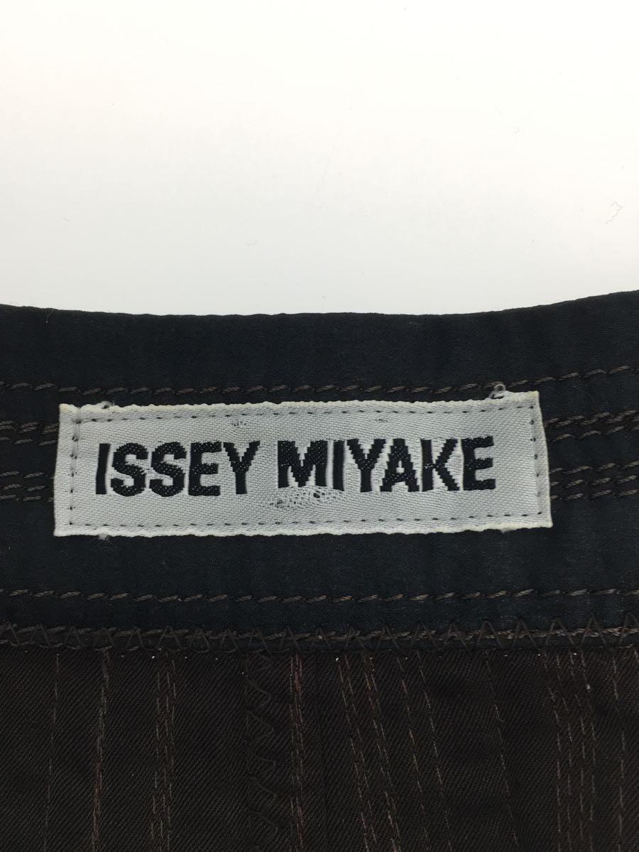 ISSEY MIYAKE◆ロングスカート/S/ポリエステル/BLK/無地/im73-fg018_画像4