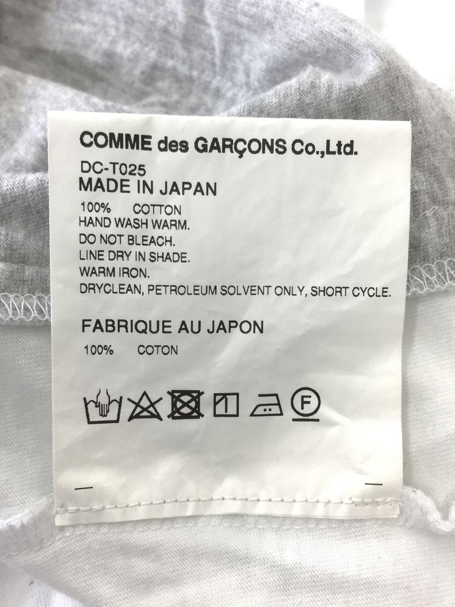 COMME des GARCONS HOMME DEUX◆Tシャツ/S/コットン/WHT/DC-T025_画像5