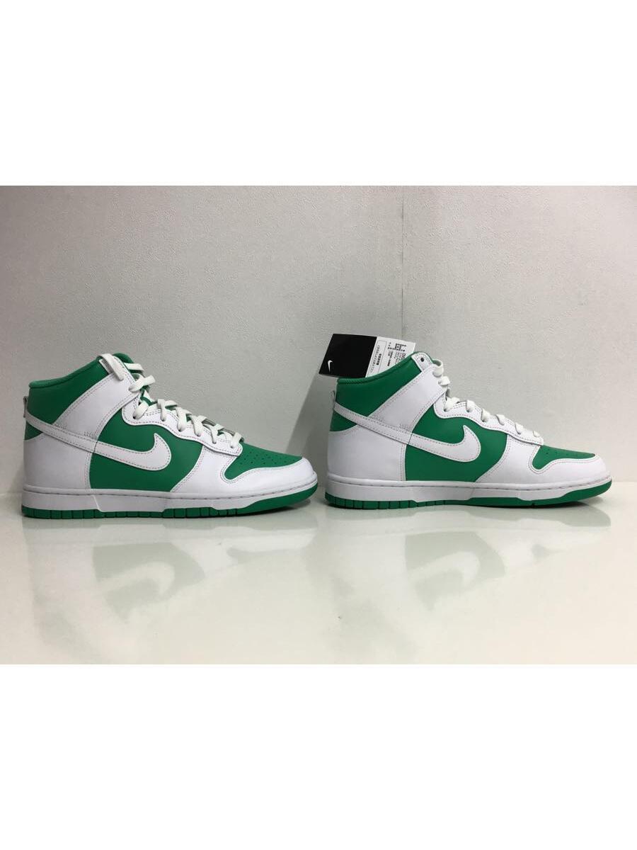 NIKE◆DUNK HI RETRO BTTYS/ハイカットスニーカー/27.5cm/GRN/レザー/DV0829-300