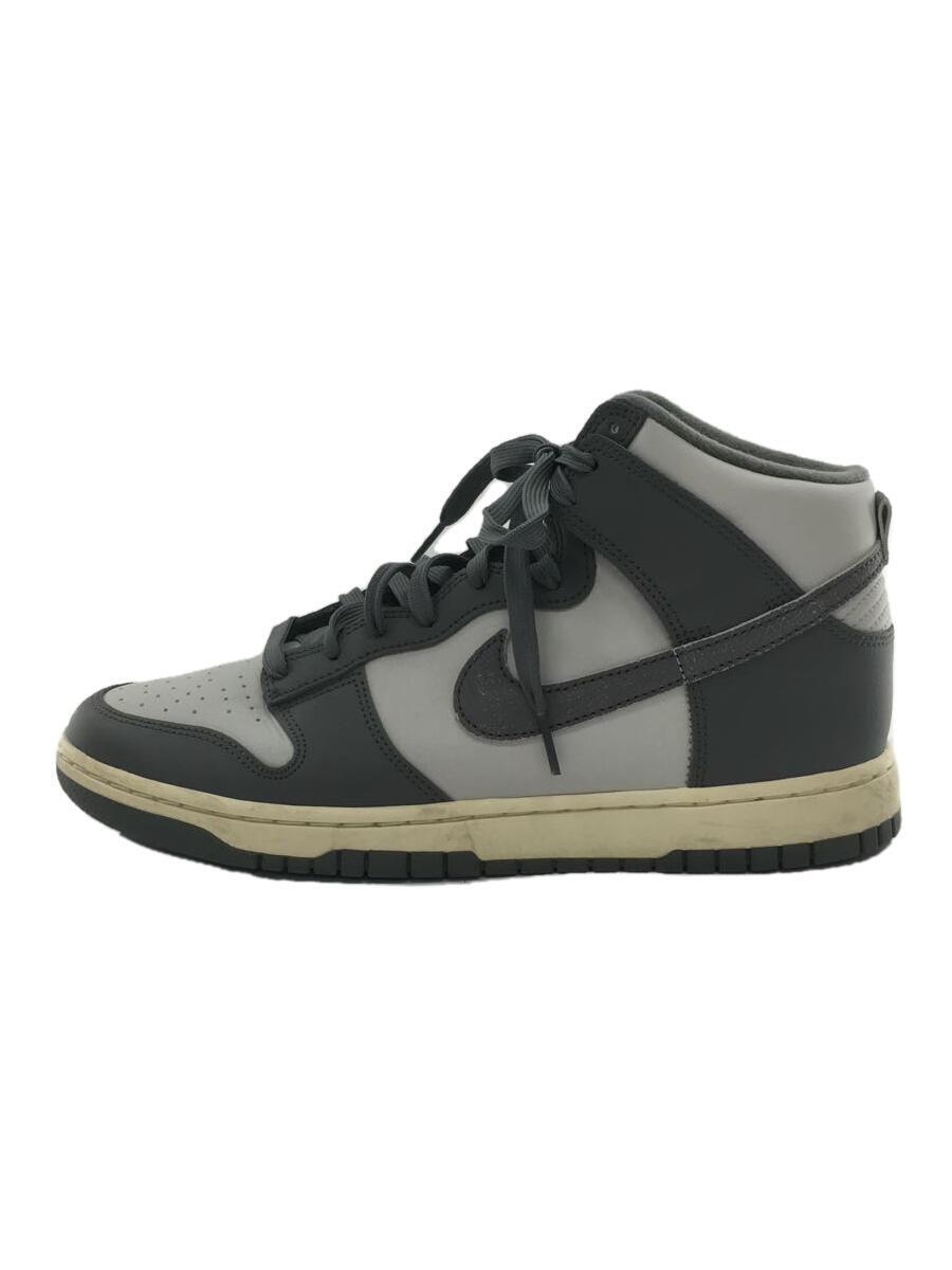 注目ショップ HI NIKE◇DUNK RETRO SE/27.5cm/GRY レトロ HIGH SE_