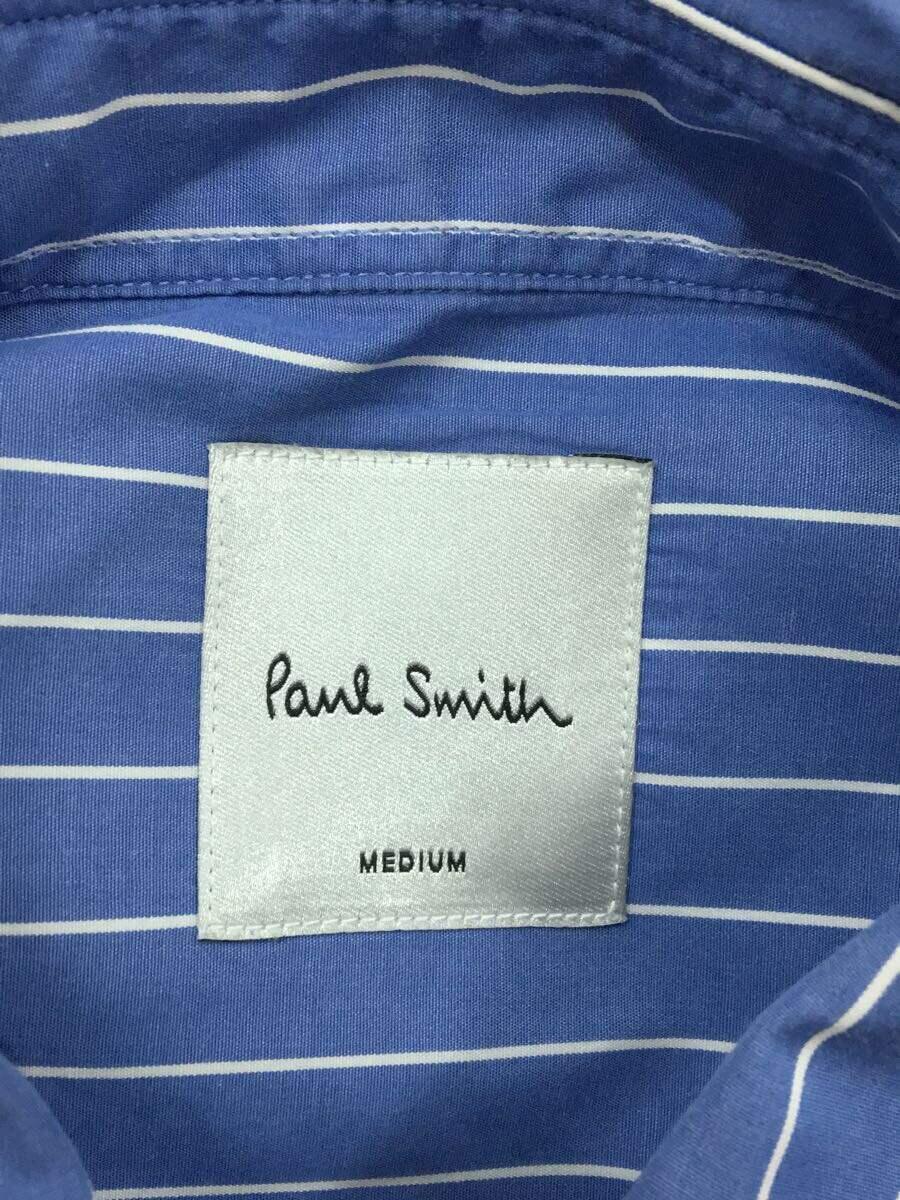 Paul Smith◆長袖シャツ/M/コットン/ブルー/ストライプ/133304_画像3