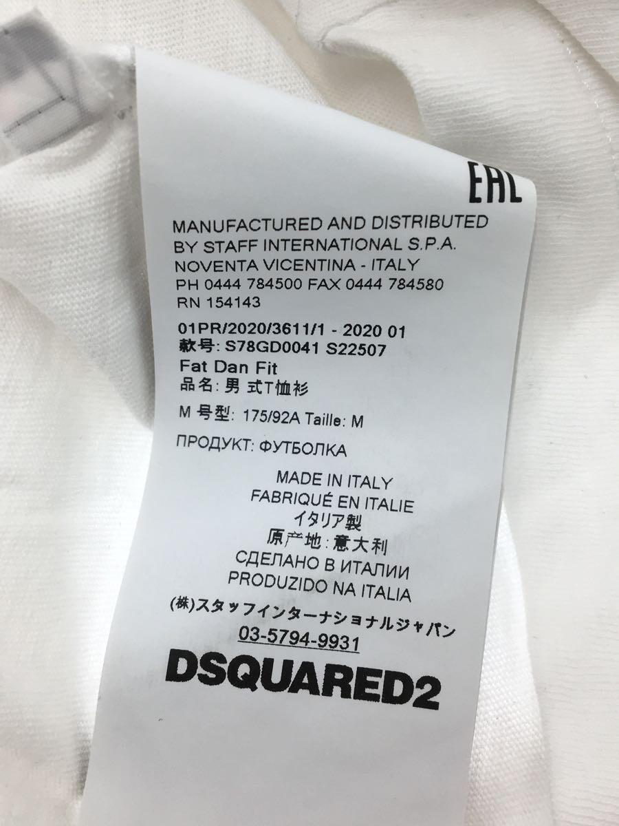 DSQUARED2◆Tシャツ/M/-/WHT/S78GD0041
