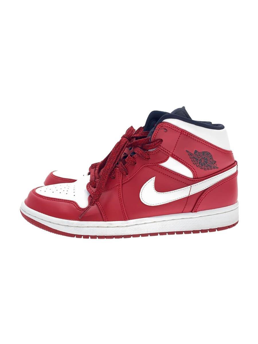 NIKE◆ハイカットスニーカー/26cm/RED/554724-605