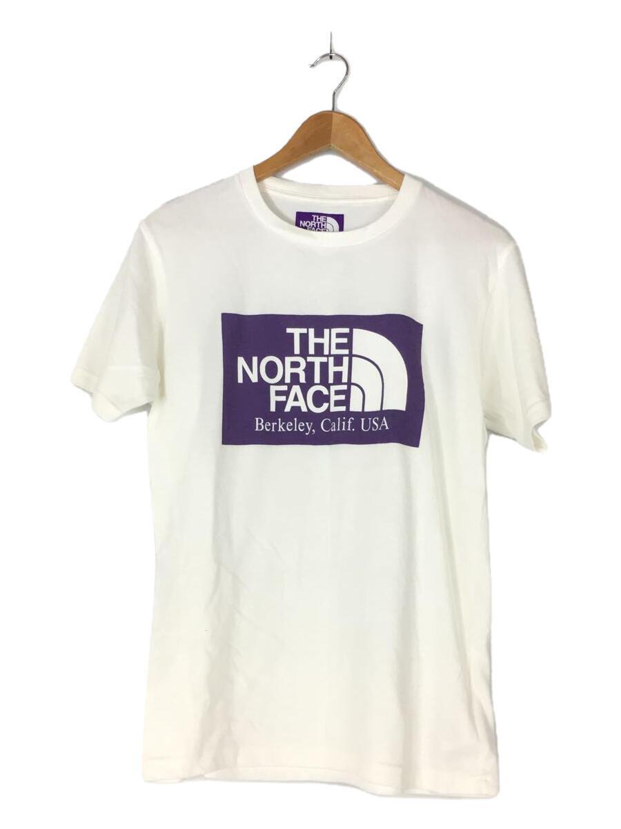 THE NORTH FACE PURPLE LABEL◆PURPLE LABEL H/S Logo Tee/Tシャツ/S/コットン/ホワイト/NT3953N_画像1