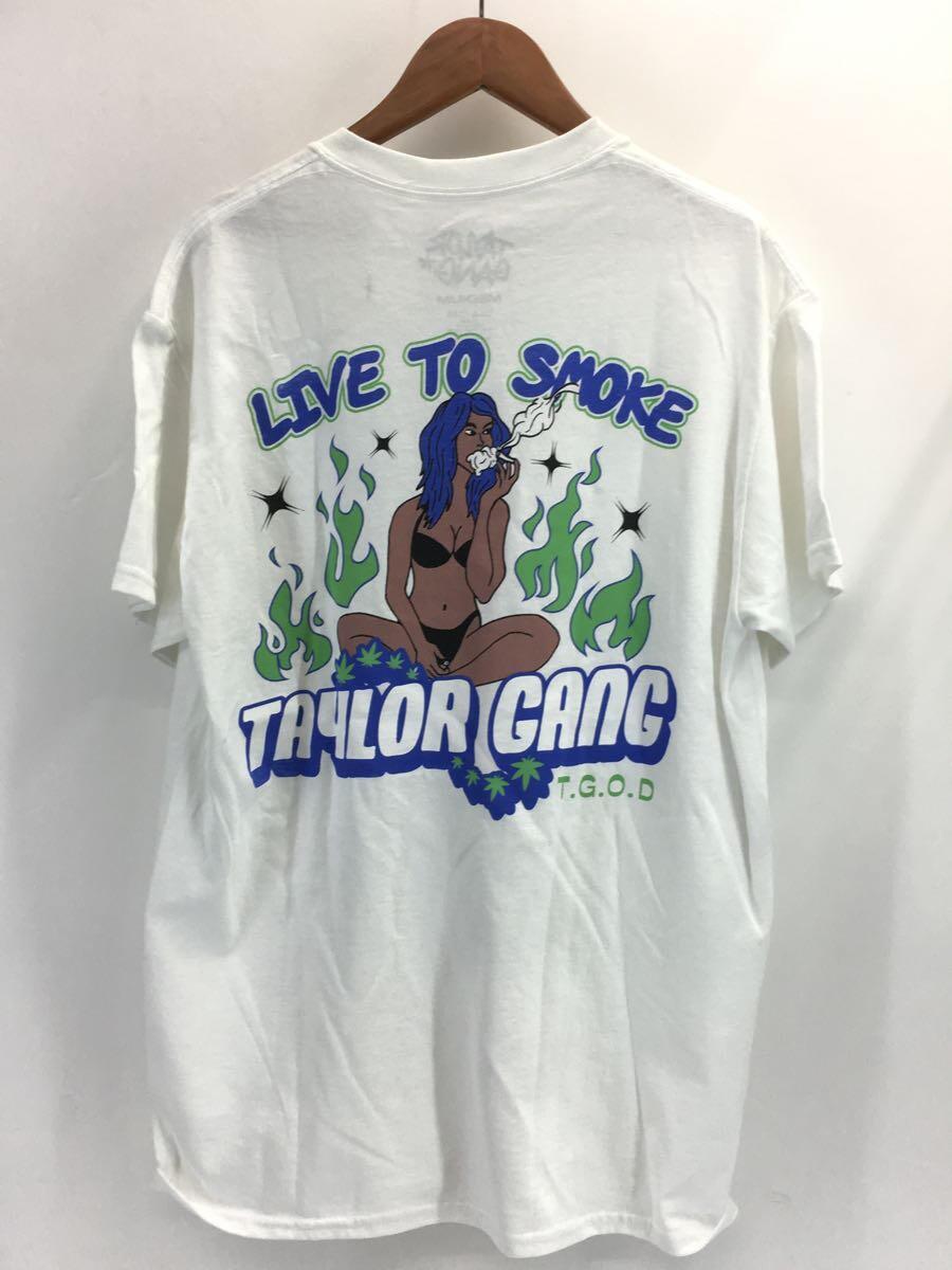 taylor gang /Tシャツ/M/コットン/WHT/プリント_画像2