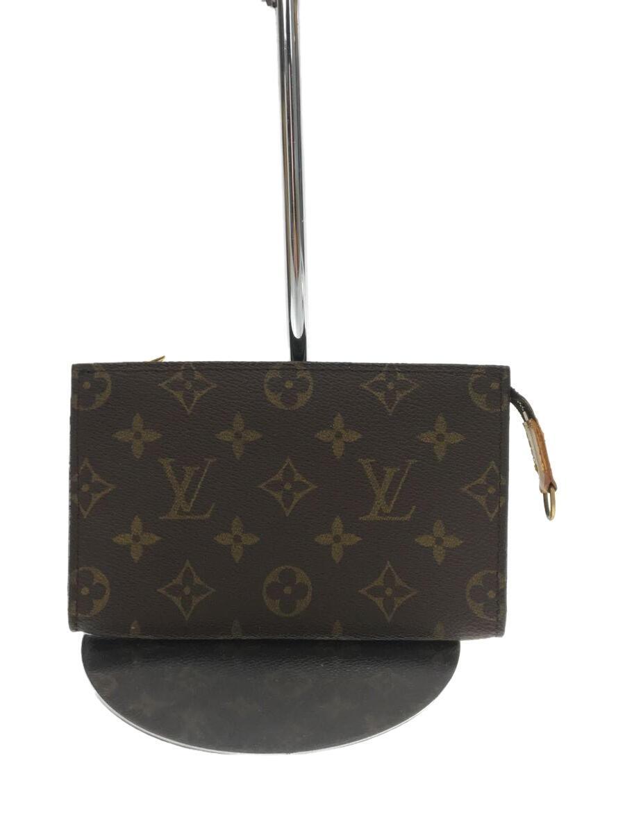 LOUIS VUITTON◆ポッシュ・トワレット15_モノグラム・キャンバス_BRW/PVC/BRW_画像1