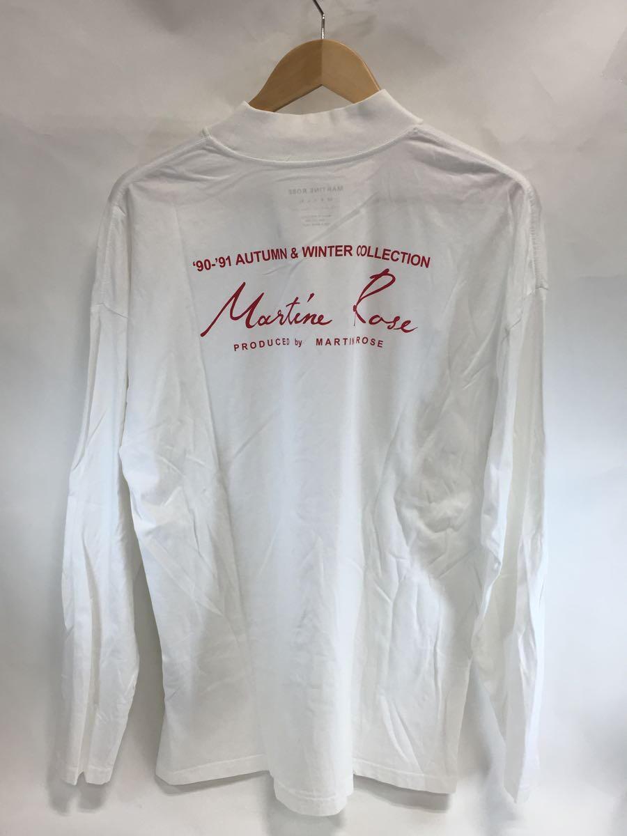 MARTINE ROSE◆長袖Tシャツ/M/コットン/ホワイト/S10MR605J_画像2