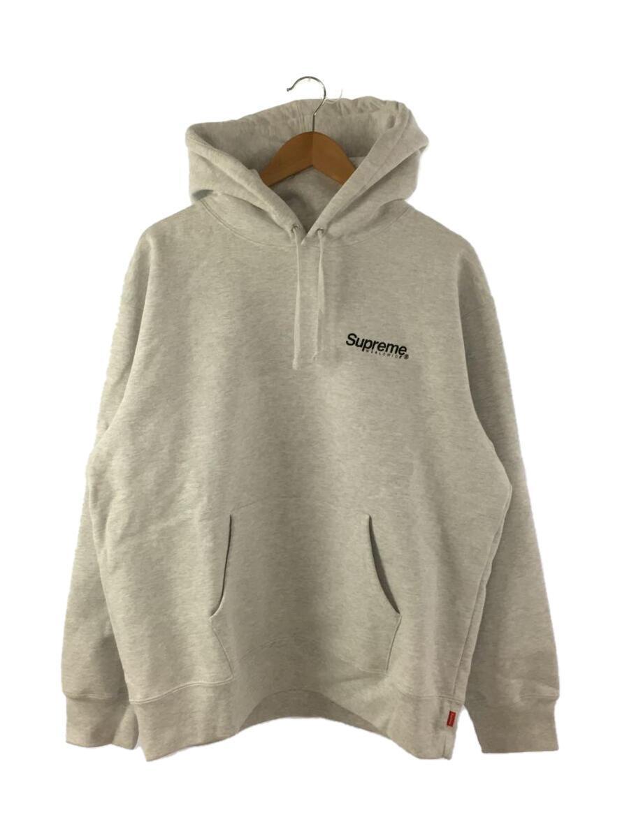 Supreme◆23SS/Worldwide Hooded Sweatshirt/パーカー/L/コットン/GRY