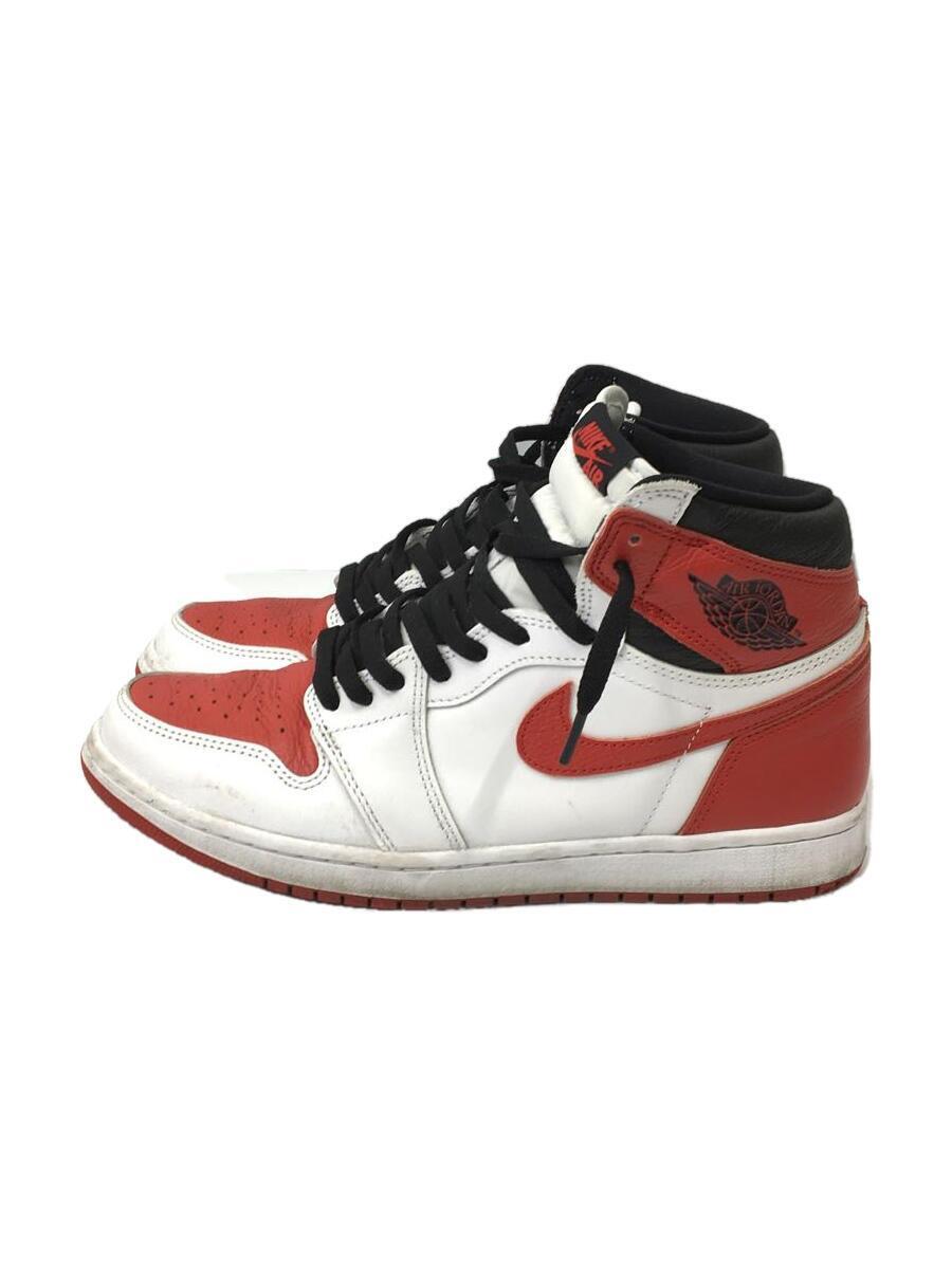 NIKE◆AIR JORDAN 1 RETRO HIGH OG_エアジョーダン 1 レトロ ハイ OG/28.5cm/WHT/_画像1