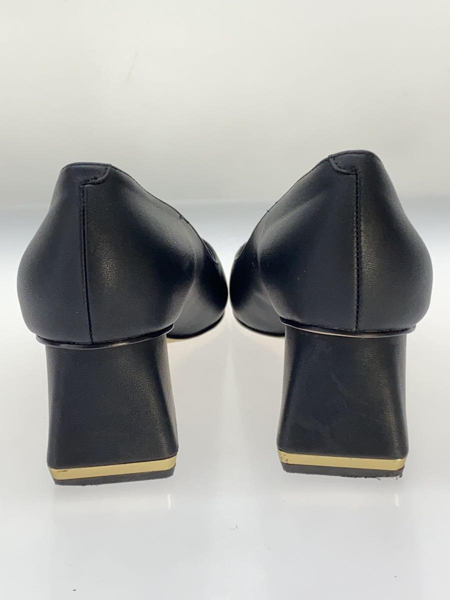 CHARLES&KEITH◆チャールズアンドキース/パンプス/38/BLK/ブラック/チャンキーヒール_画像6