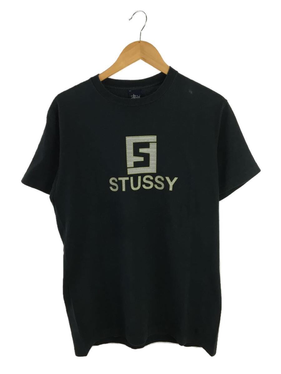 人気アイテム STUSSY◇90s/OLD STUSSY/ロゴプリントTシャツ/M/コットン