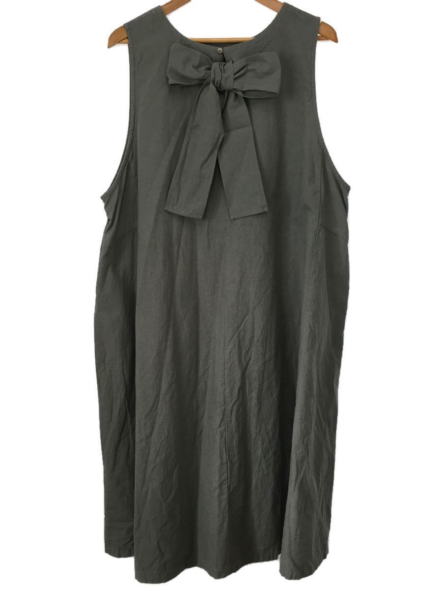 特価ブランド nest Robe◇ノースリーブワンピース/FREE/コットン/GRY