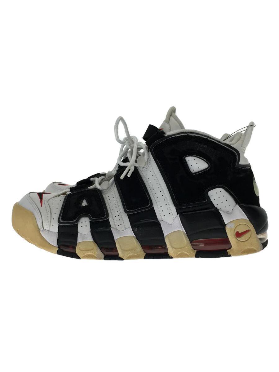 NIKE◆AIR MORE UPTEMPO/エアモアアップテンポ/ホワイト/414962-105/27cm/WHT_画像1