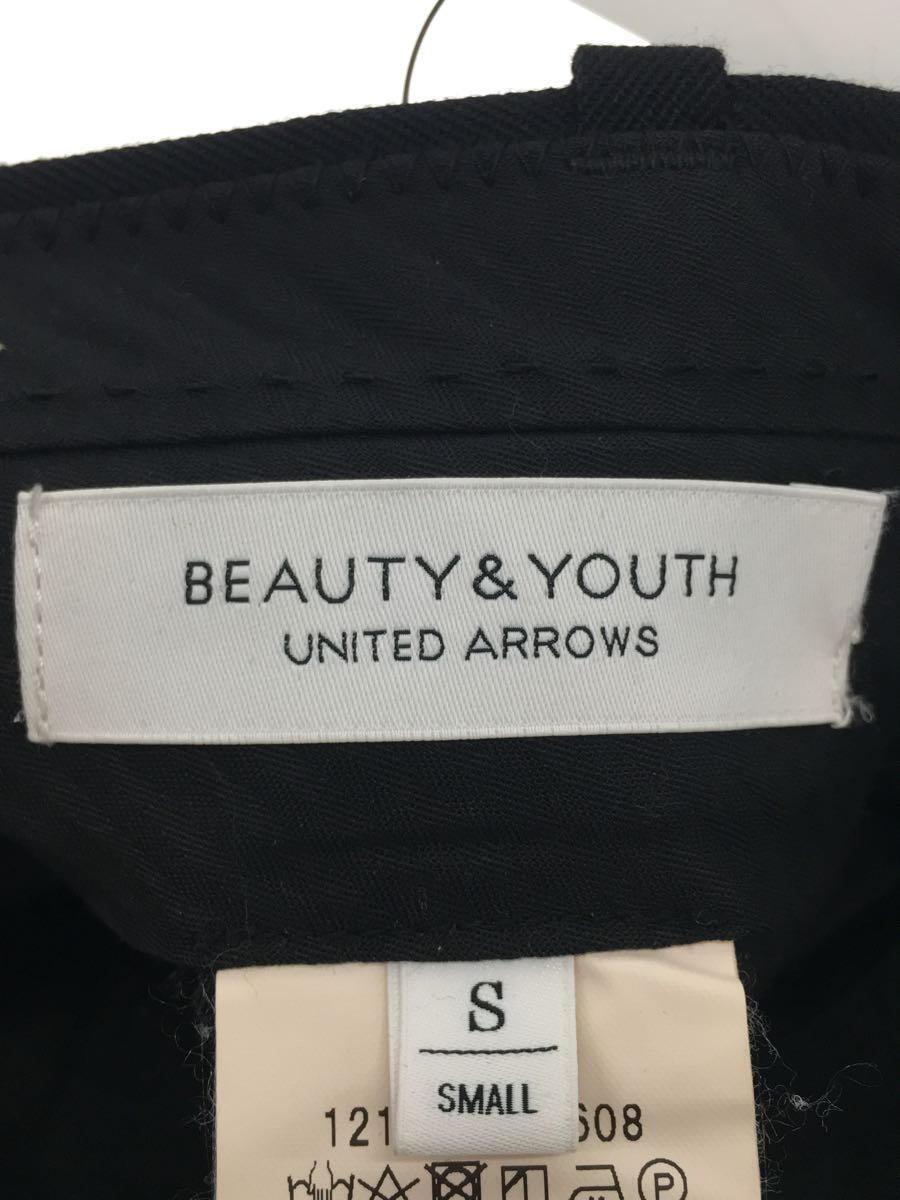 BEAUTY&YOUTH UNITED ARROWS◆スキニーパンツ/S/ポリエステル/BLK/無地/1214-104-7608_画像4