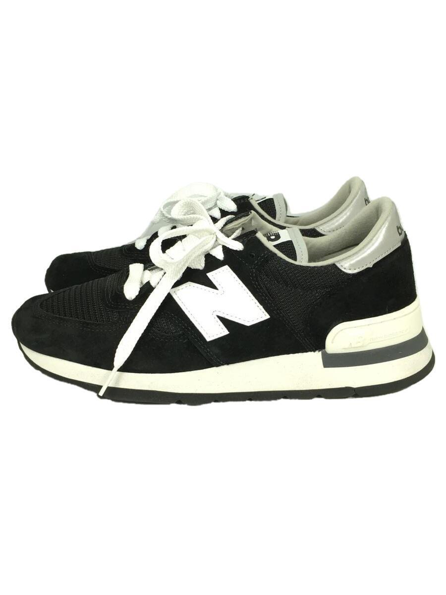 NEW BALANCE◆USA製/ローカットスニーカー/26.5cm/BLK/スウェード/M990BK1