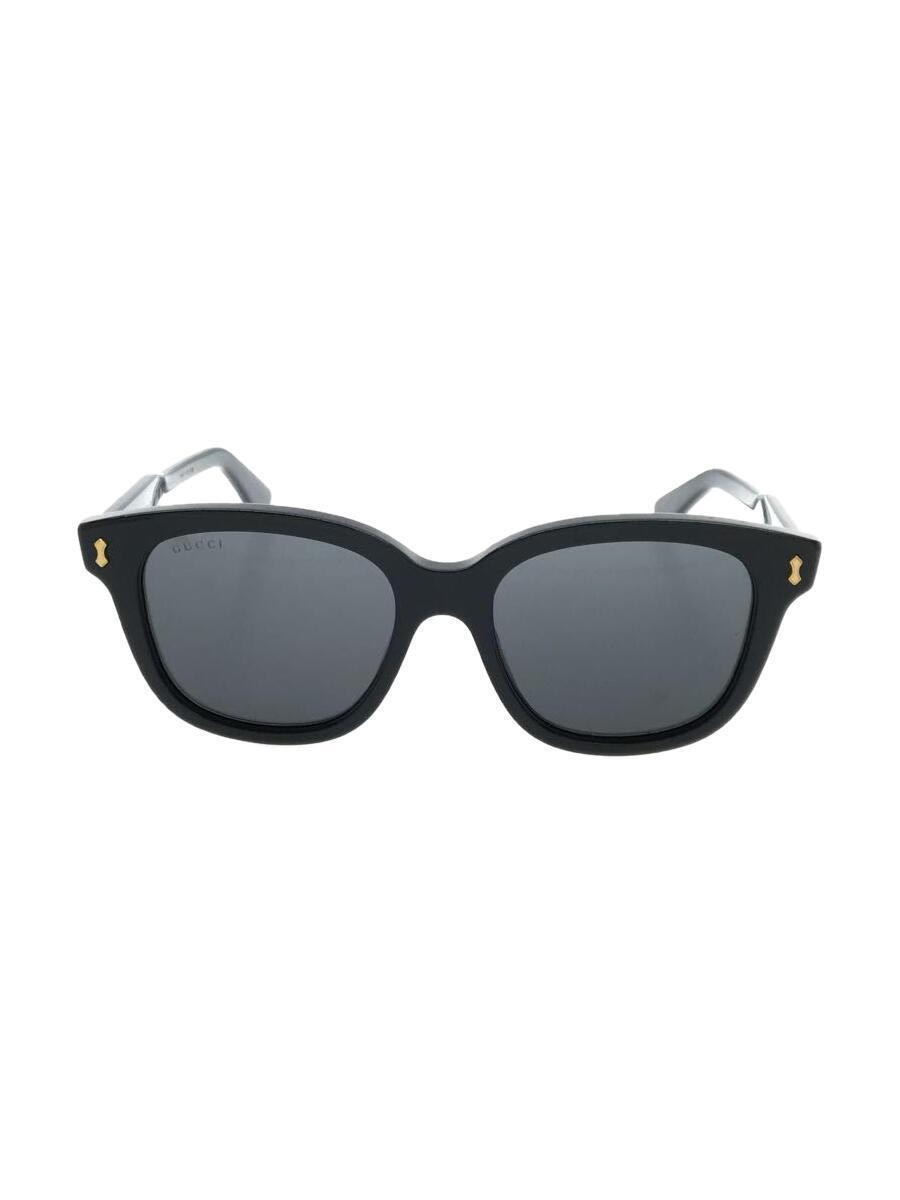 GUCCI◆サングラス/ウェリントン/プラスチック/BLK/BLK/メンズ/GG1264S