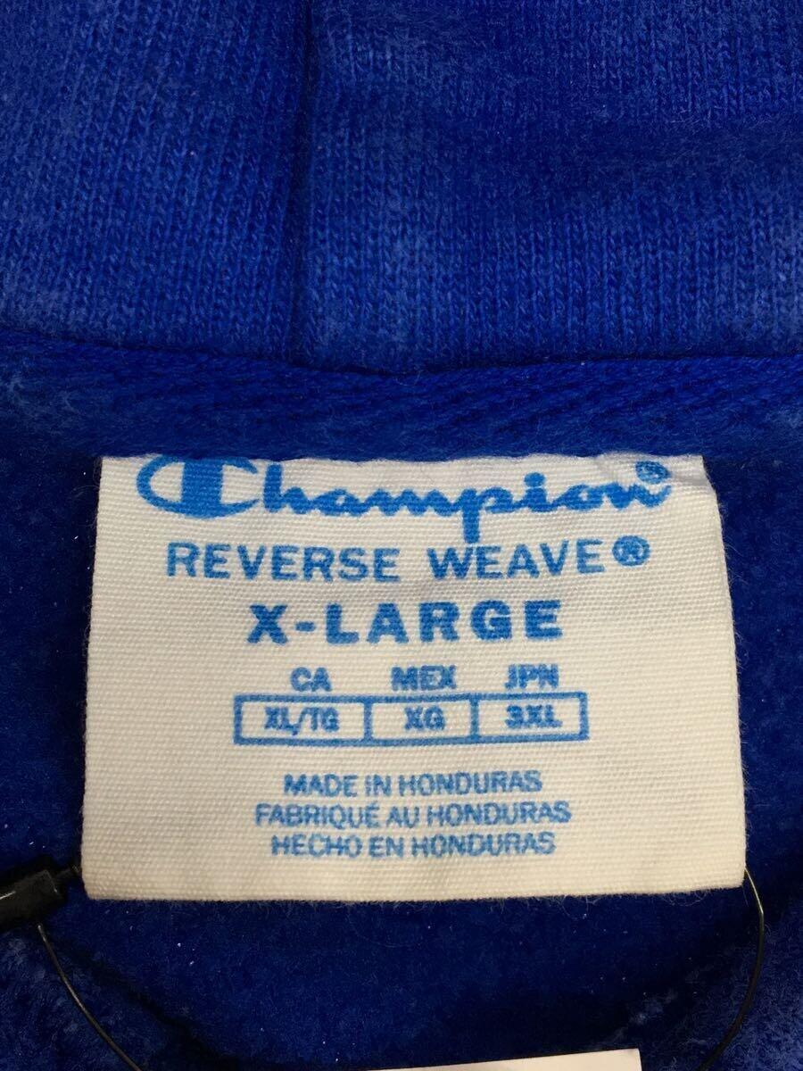 Champion◆REVERSE WEAVE/青タグ/復刻/パーカー/XL/コットン/BLU/GF68_画像3