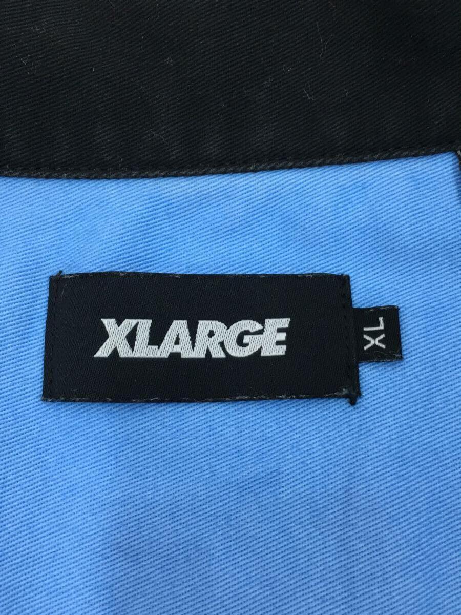 X-LARGE◆20SS TONE OPEN COLOR 半袖シャツ/XL/ポリエステル/BLU/101202014007_画像3