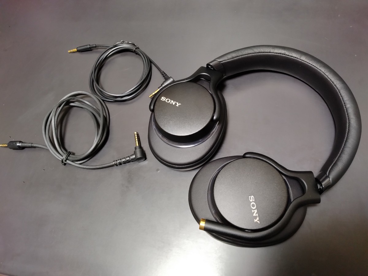  SONY ハイレゾ対応ヘッドフォン MDR-1AM2 ブラック 中古動作品_画像2