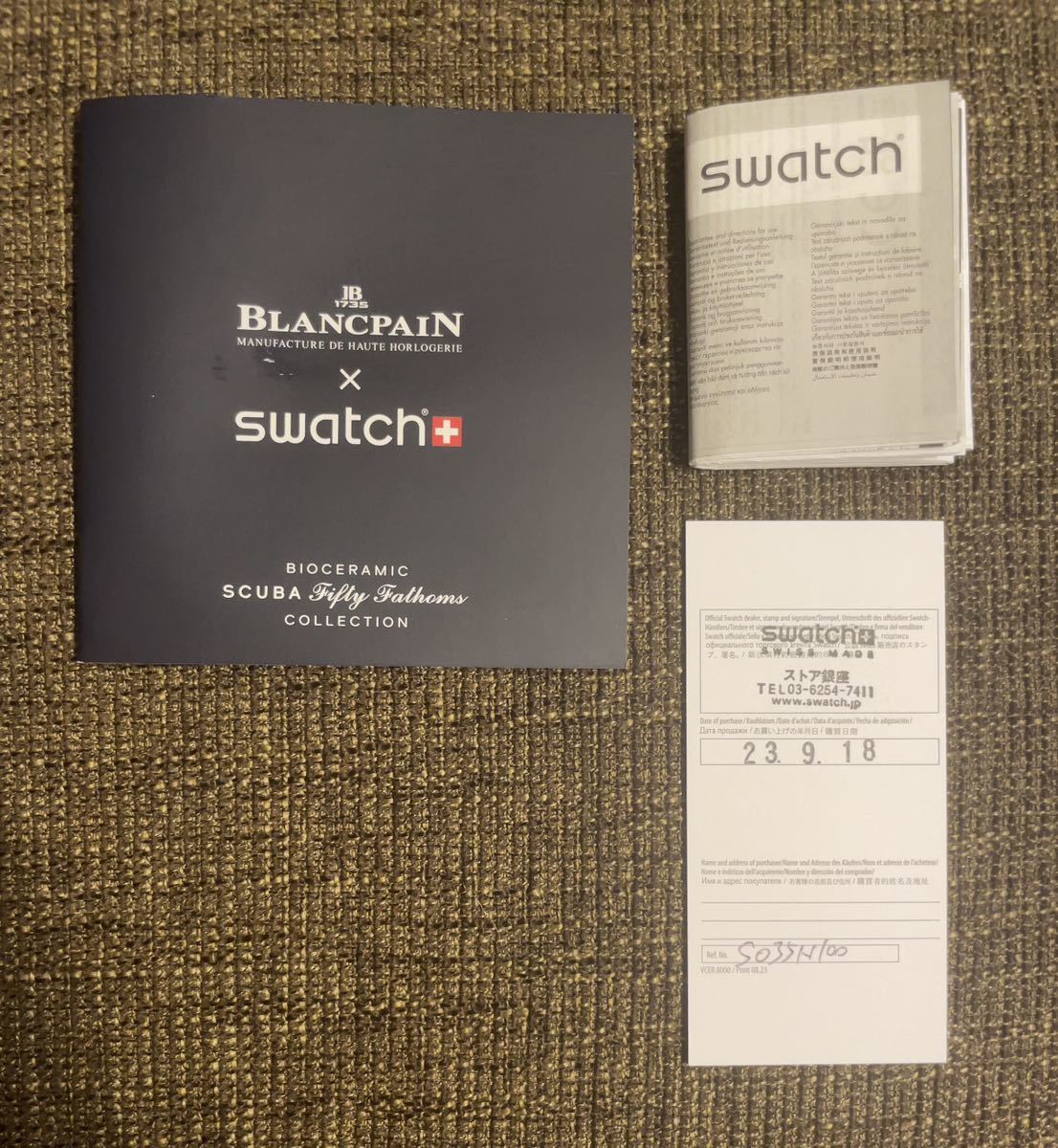 【新品未使用】Blancpain x Swatch ARCTIC OCEAN　ブランパンスウォッチ　BIOCERAMIC SCUBA FIFTY FATHOMSコレクション_画像4