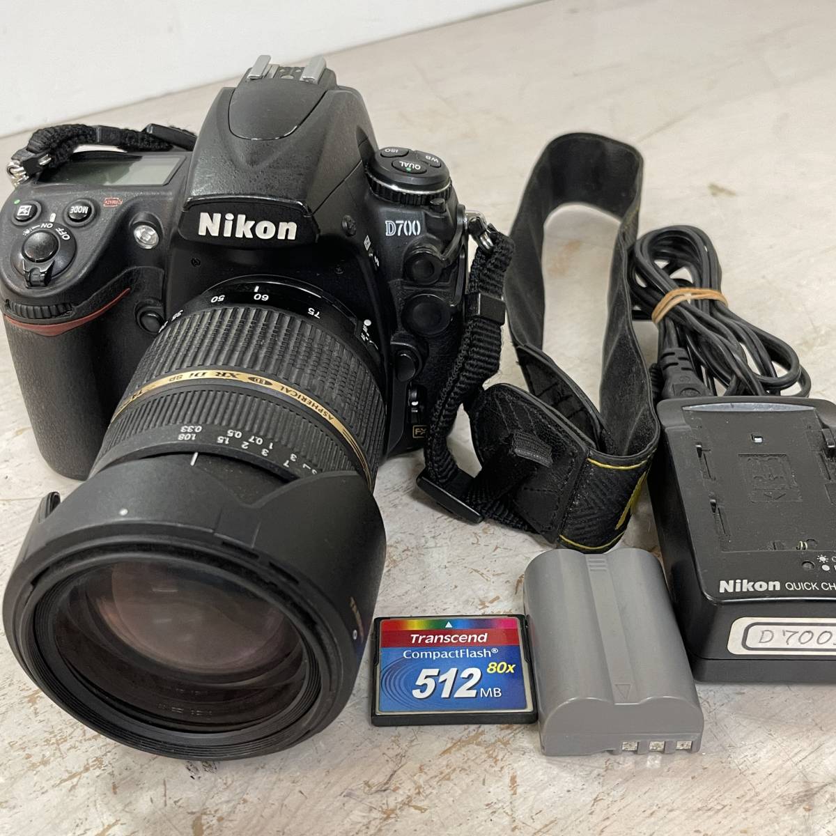 2858　Nikon/ニコン　デジタル一眼レフカメラ　D700FX　TAMRON　AF　28-75㎜　1：2.8　動作確認済_画像1