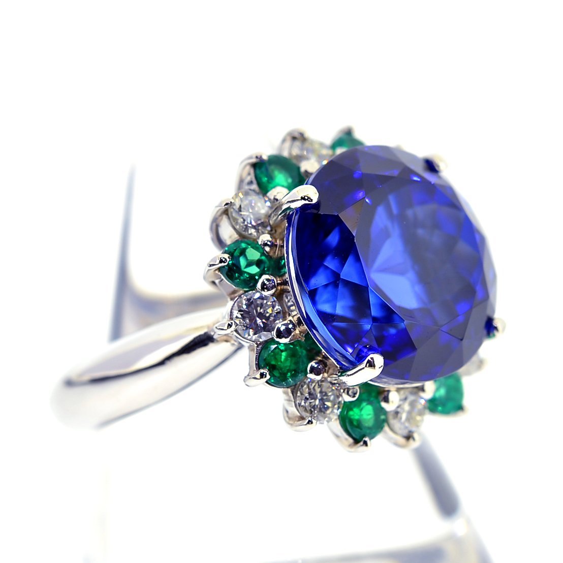 今季ブランド 124950円 天然タンザナイト9.20ct Pt900 S2334【BSJJ】三越 ダイヤモンド