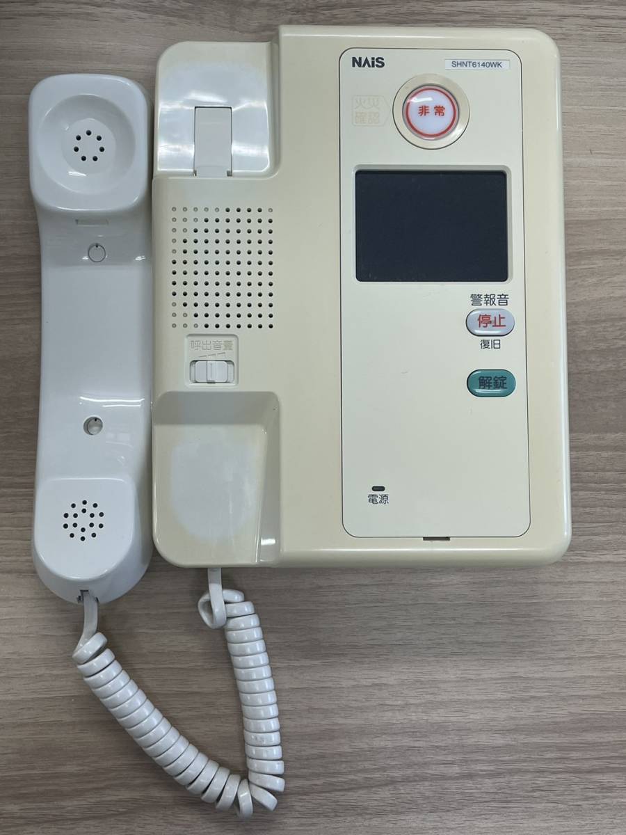 SHNT6140WK 共同住宅用セキュリティインターホン1M型親機 SHNT6140WK 共同住宅用セキュリティインターホン1M型親機