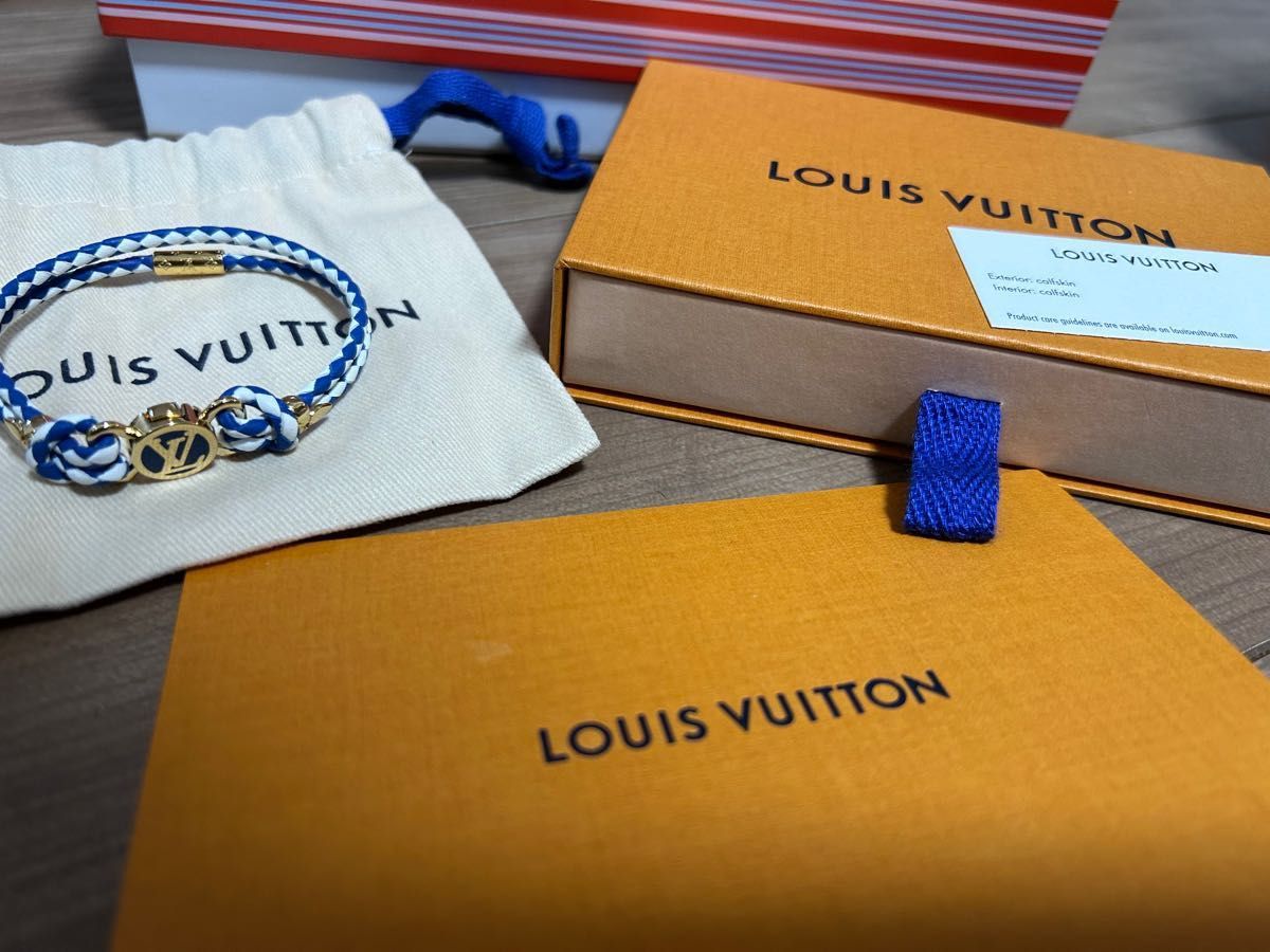 最終値下げ！ルイヴィトンブレスレット・LV クリック イットサイズ19 保存ケース　保存袋あり　ほぼ未使用 2023夏新作