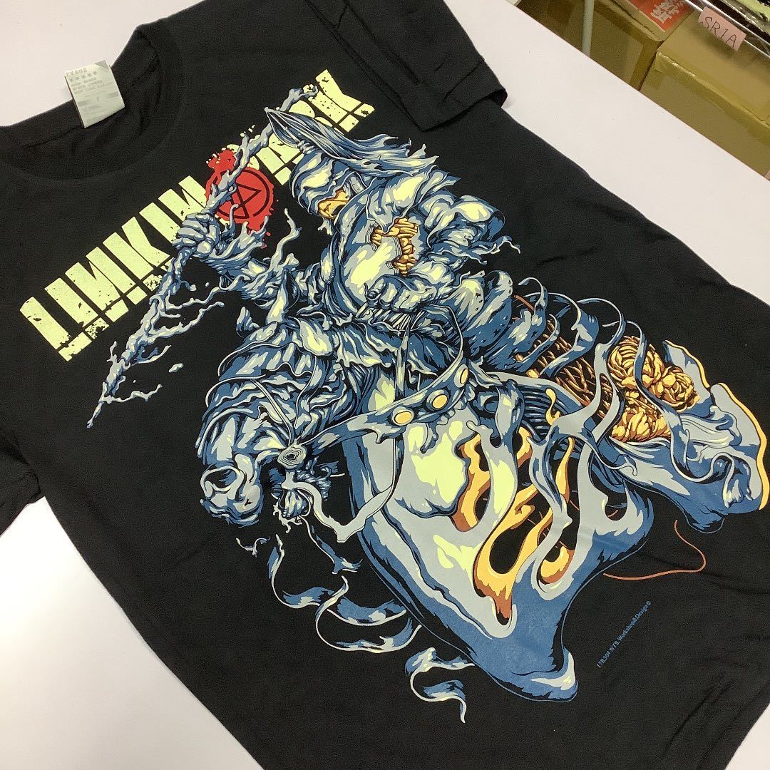 SR13B1. バンドTシャツ　Lサイズ　LINKIN PARK ⑩ リンキンパーク_画像4