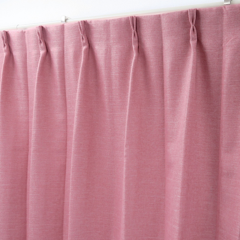 人気ブランドの 遮光裏地付き ピンク y2950 幅200cm×丈75cm1枚 遮光