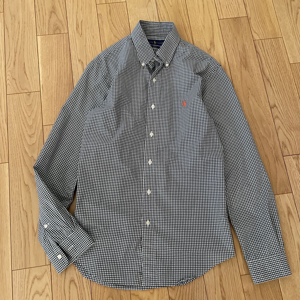 RALPHLAUREN ラルフローレン シャツ チェック M 美品 長袖シャツ ギンガムチェックシャツ 長袖