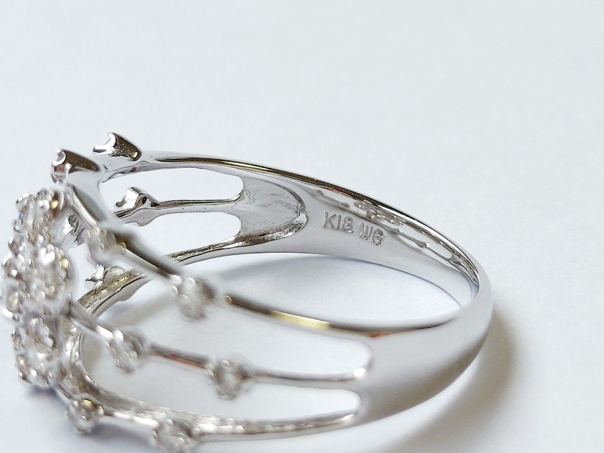 ブリラーレ 18K ダイヤモンド スパークル リング QVC 笠原真寿美