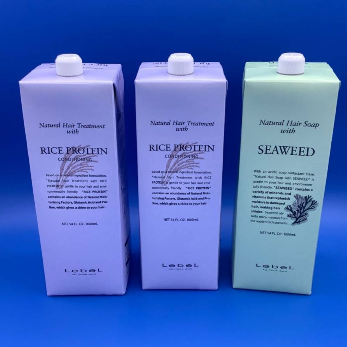 ルベル ナチュラルヘアソープシーウィード1600ml×1本 ライス