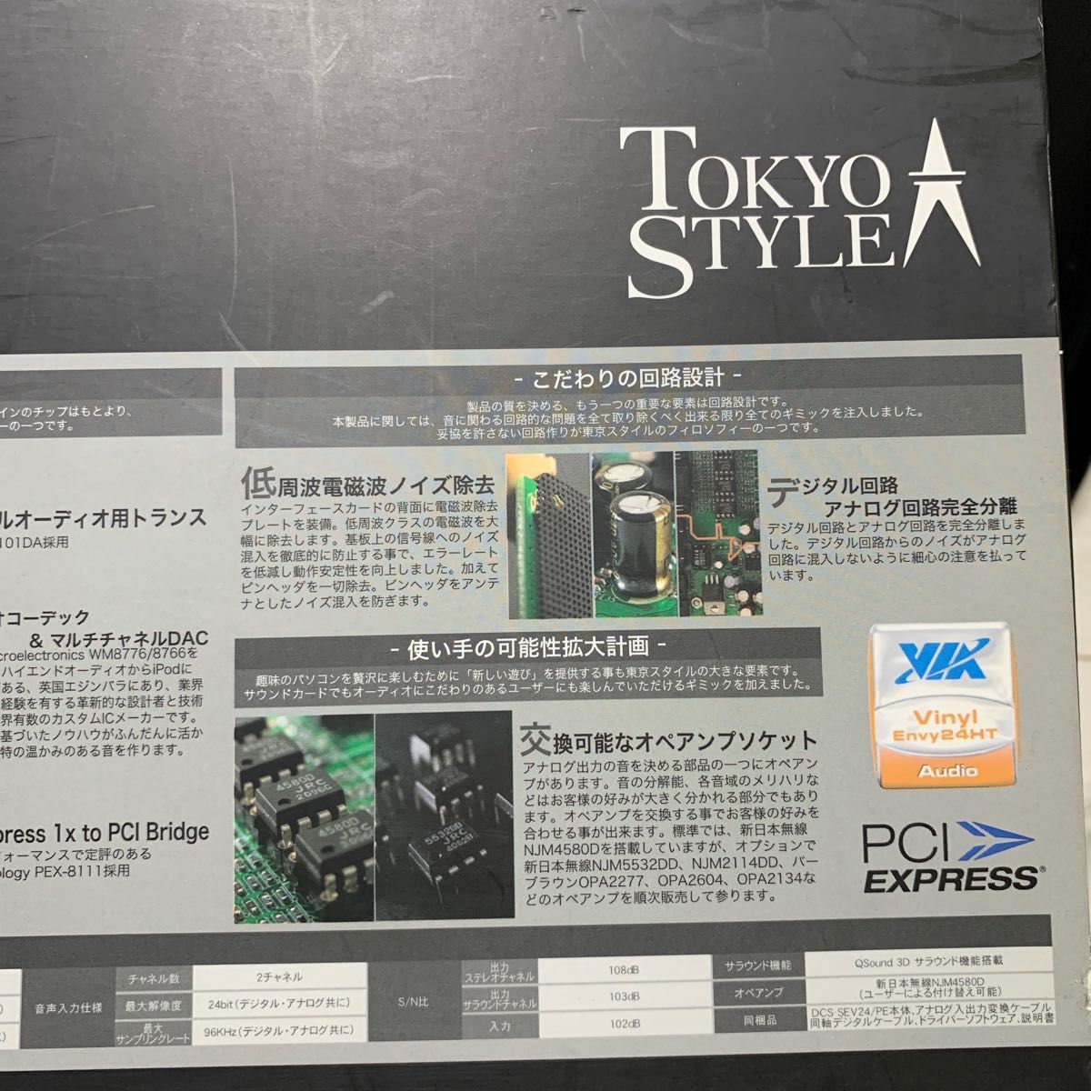 TOKYO STYLE S010 サウンドカード DCS-SEV24/PE