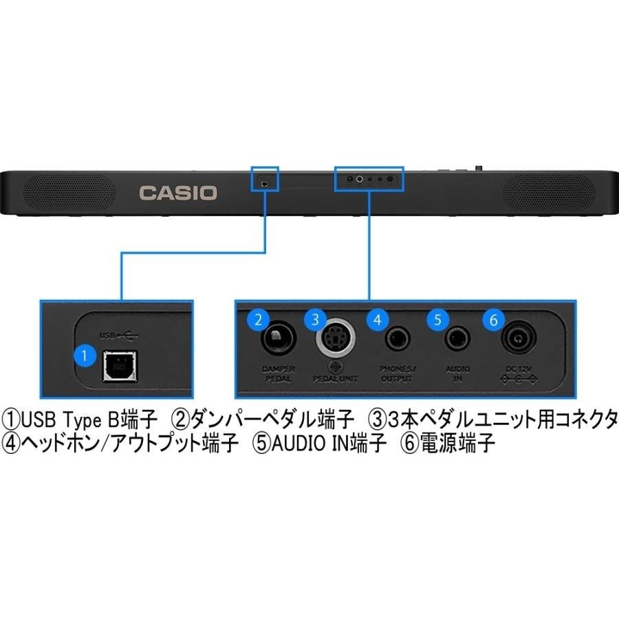 ◆CASIO CDP-S160BK カシオ 電子ピアノ 88鍵盤 スリムボディ 乾電池駆動可能 新品 特価品_画像2