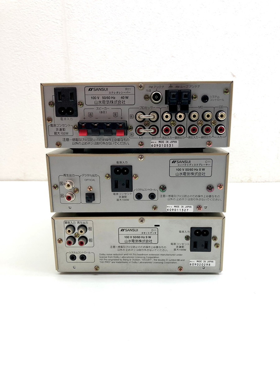 289-3 SANSUI マイクロハイコンポ AS11(システムコンポ)|売買された