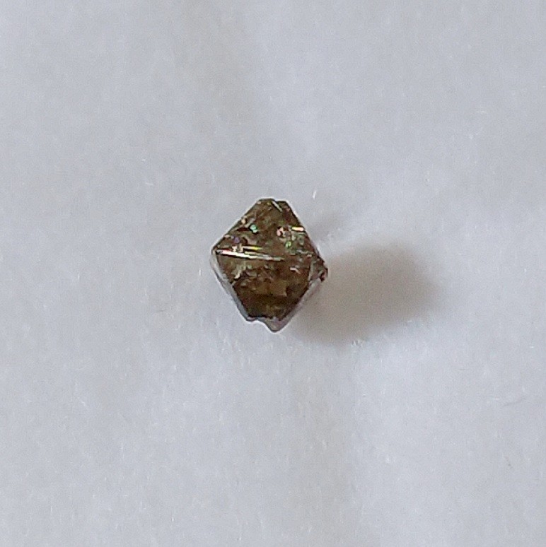 0.43ct 八面体 ダイヤモンド ダイアモンド 原石 ルース ケース付き ダイヤモンド結晶