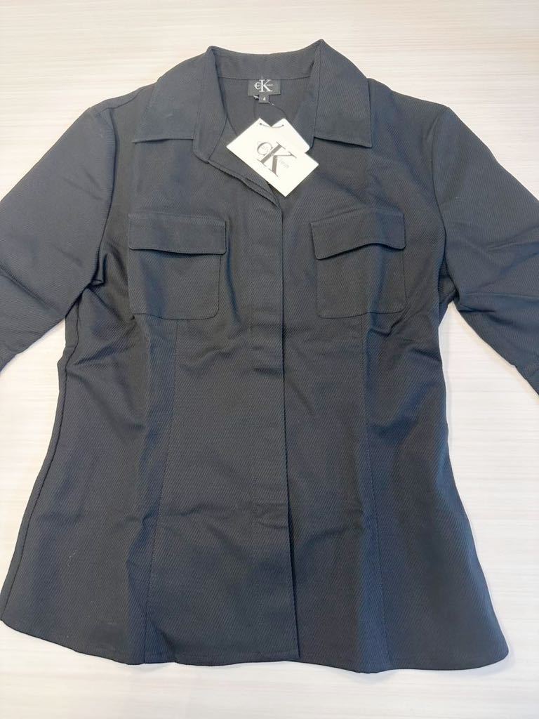 (送料無料)新品未使用品 日本製 Calvin Klein カルバン・クライン レディース ジャケット ☆サイズ M バスト81〜85㎝、身長 158〜166㎝