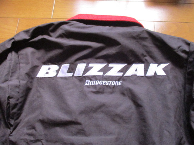 BLIZZAK BRIDGESTON жакет L размер Bridgestone Onward . гора вышивка шина производитель одежда чёрный красный Motor Sport 