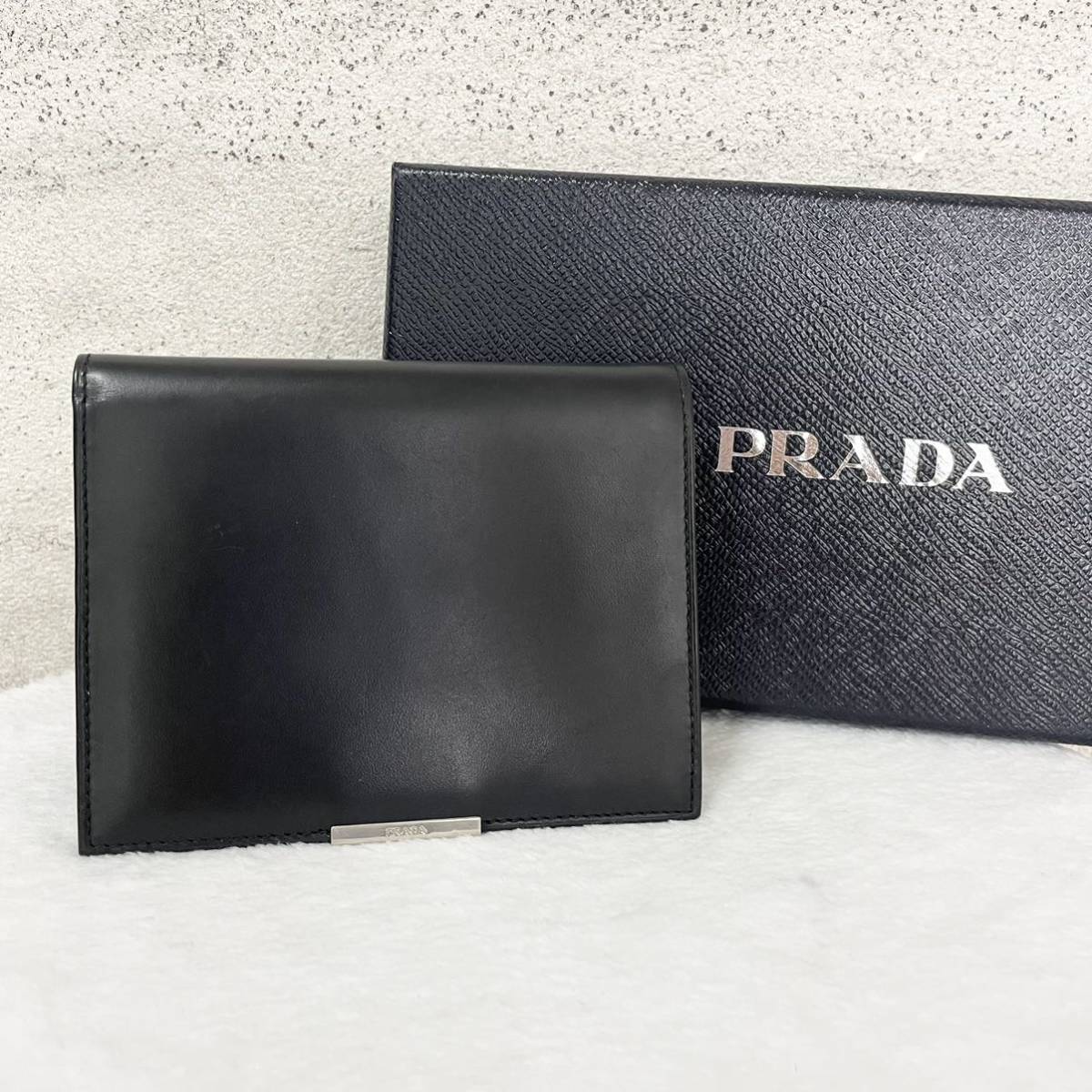 美品☆贅沢品の極み】PRADA プラダ 二つ折り財布 カードケース