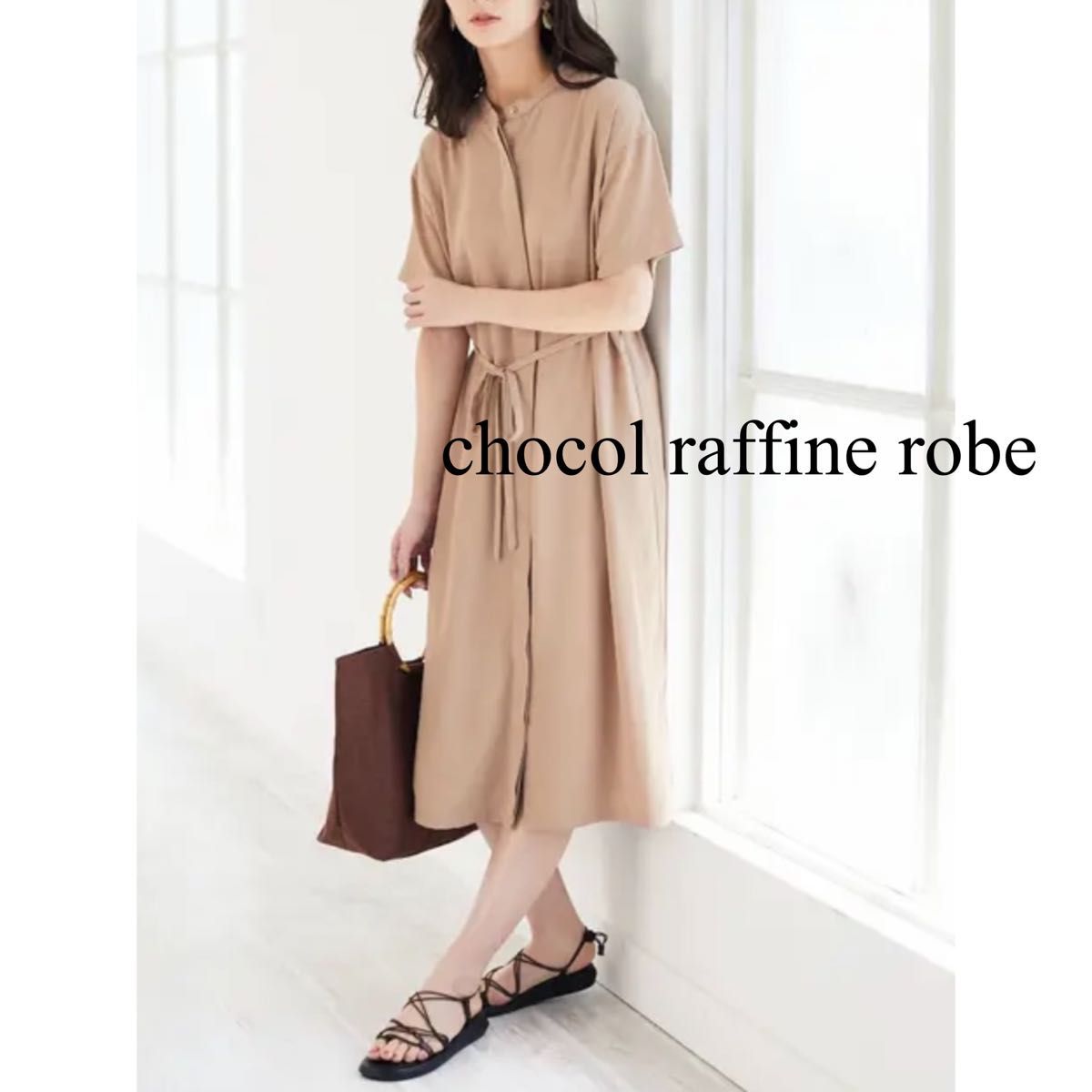 chocol raffine robe 比翼ワンピース シャツワンピース ショコラフィネ