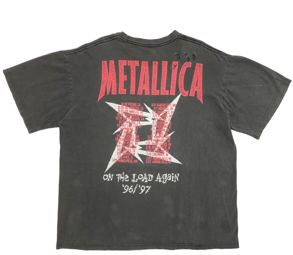 1996 METALLICA On The Load Again Tシャツ　/ vetera ヴィンテージ メタリカ　ロックT バンドt ビンテージ古着　プリントt