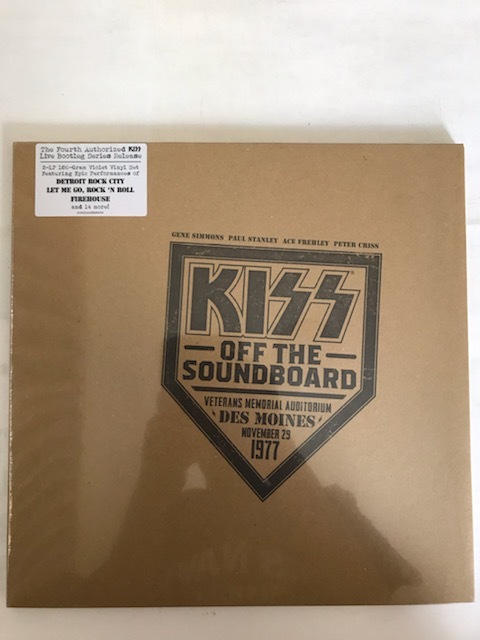 ■US＆EU限定カラーヴァイナル2LP■KISS / OFF THE SOUNDBOAD DES MOINES NOV. 29 1977 ヴァイオレット・マーブル盤 シールド未開封！_画像1