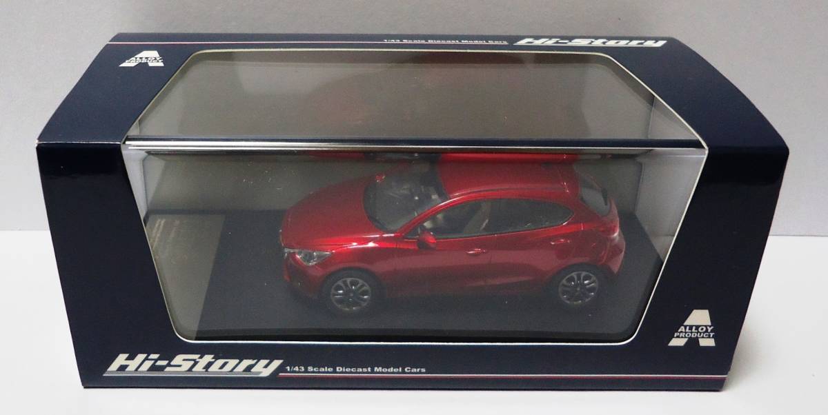 Hi-Story ハイストーリー 1/43 Mazda マツダ DEMIO デミオ XD Touring 2014 ソウルレッドプレミアムメタリック _画像7