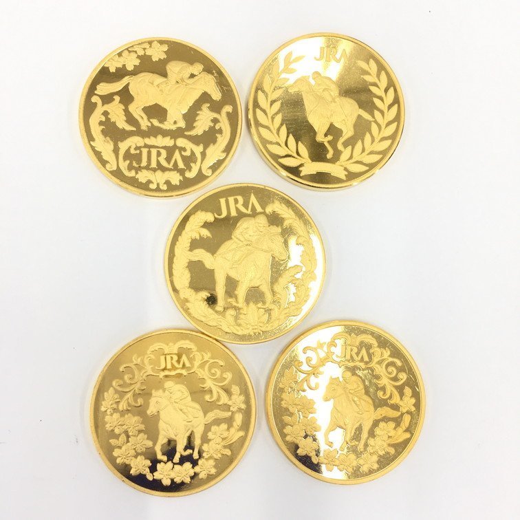 Yahoo!オークション - K24 純金メダル JRA 優勝記念 5枚まとめ Yahoo!オークション - K24 純金メダル JRA 優勝記念 5枚まとめ