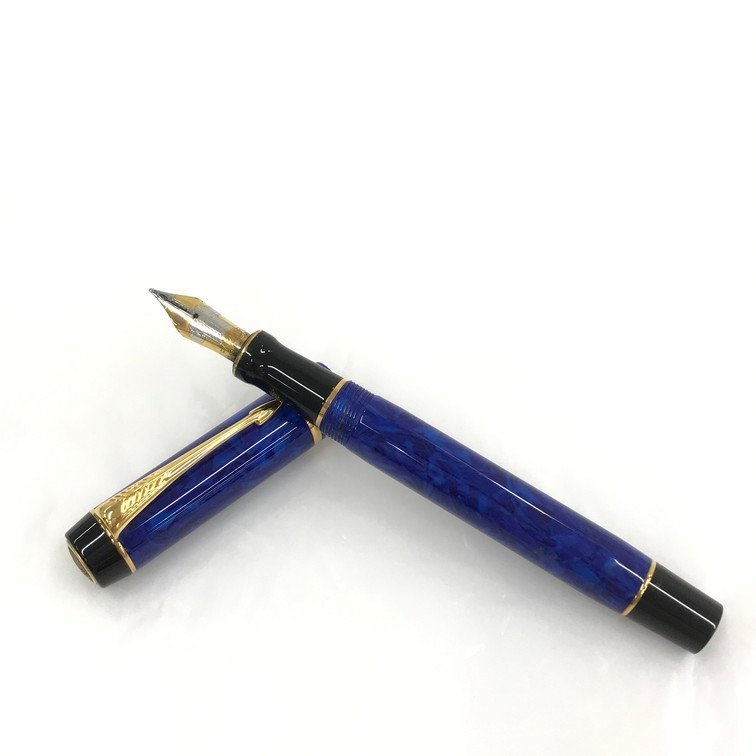 PARKER パーカー 万年筆 DUOFOLD デュオフォールド ブルーマーブル