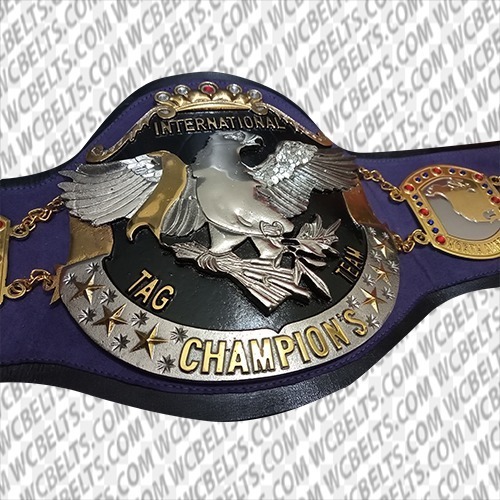 海外 送料込み 　高品質　NWAインターナショナルタッグ プロレス　レスリング　チャンピオンベルト　 レプリカ_画像1