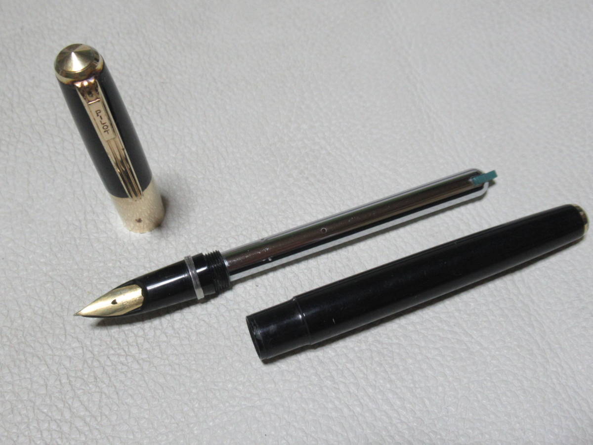 ■美品 希少 1950年代後半！パイロット(PILOT) SUPER200 ペン先(爪ニブ/逆ハート)：F（細字）14K 全長133ｍｍの画像2