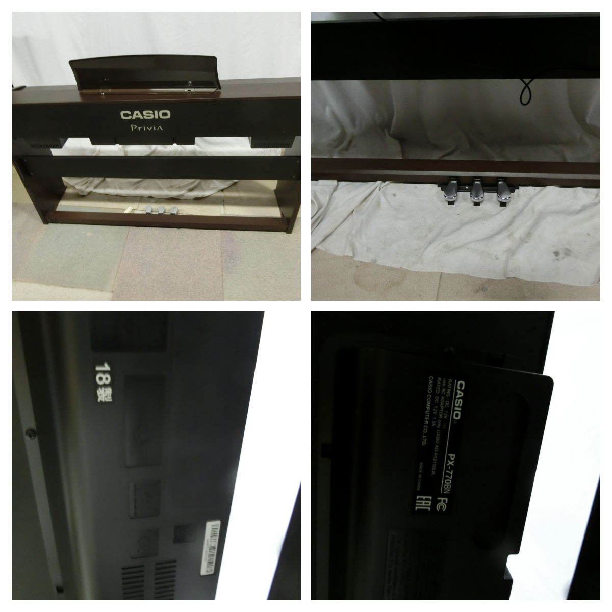 CASIO PX-770BK Privia 88鍵 電子ピアノ 2018年製 カシオ　MT_画像4