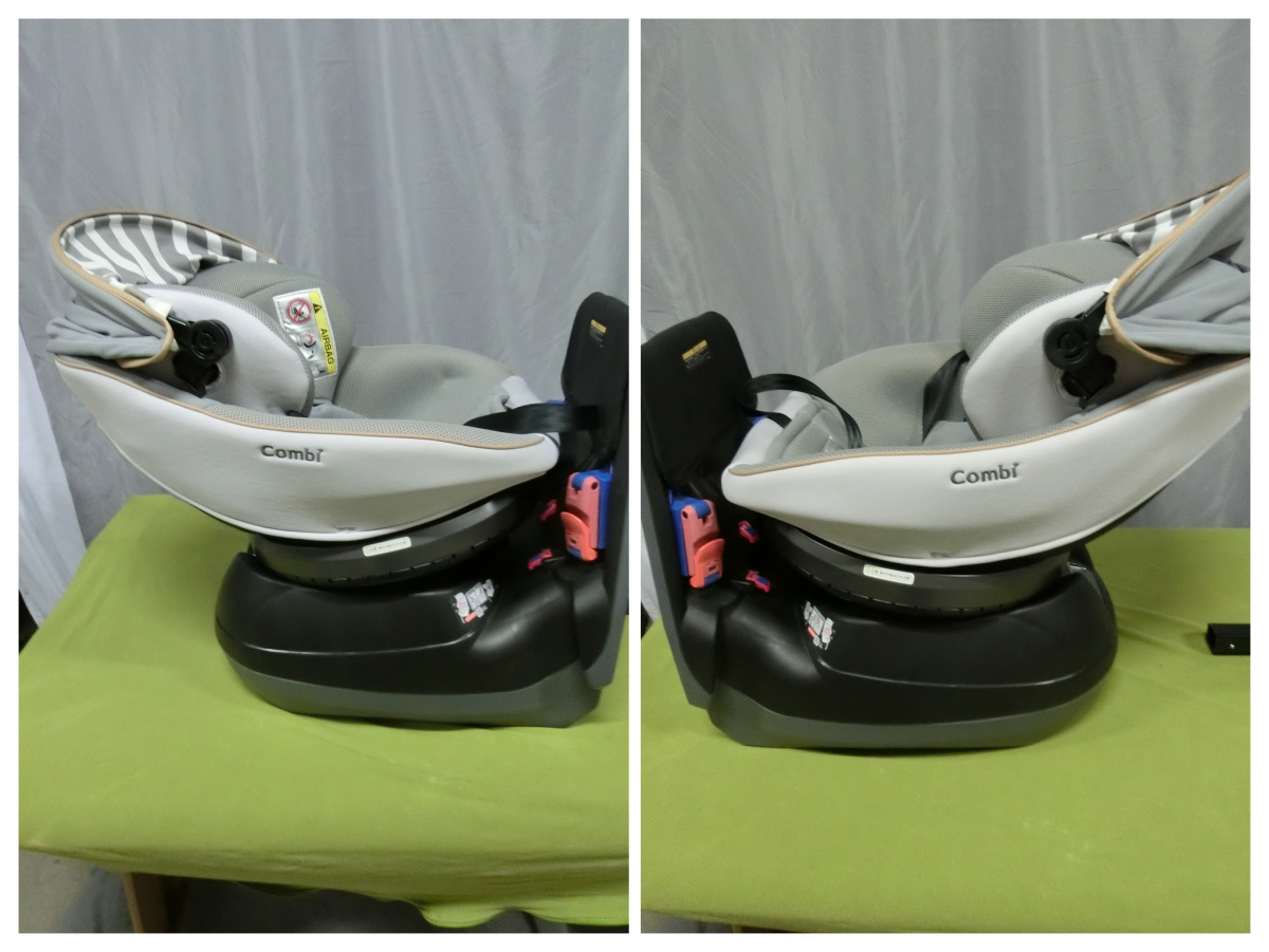 combi детское кресло kru Move Smart ISOFIX JL-540 желтый 360° вращение удобно 3 позиций откидывания MT